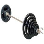 York Barbell Iso - Grip Steel Olympic Plate Set 300 lb - Weight Plate Set - York Barbell
