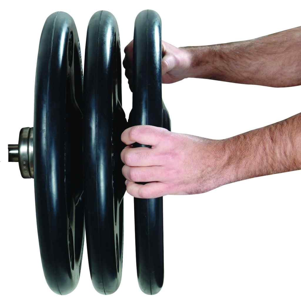 York Barbell Iso - Grip Steel Olympic Plate Set 300 lb - Weight Plate Set - York Barbell