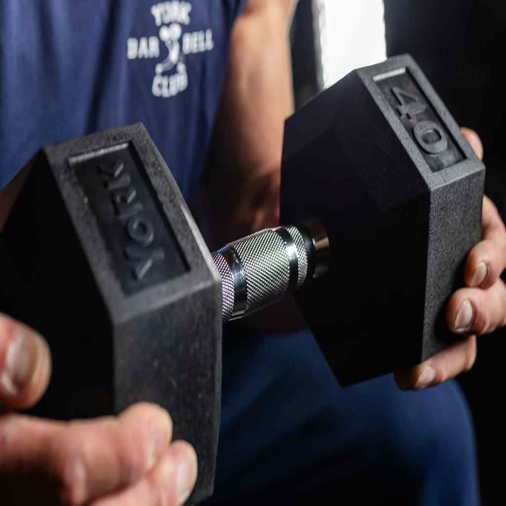 Rubber Hex Dumbbell Sets | York Barbell - Dumbbell Set - York Barbell