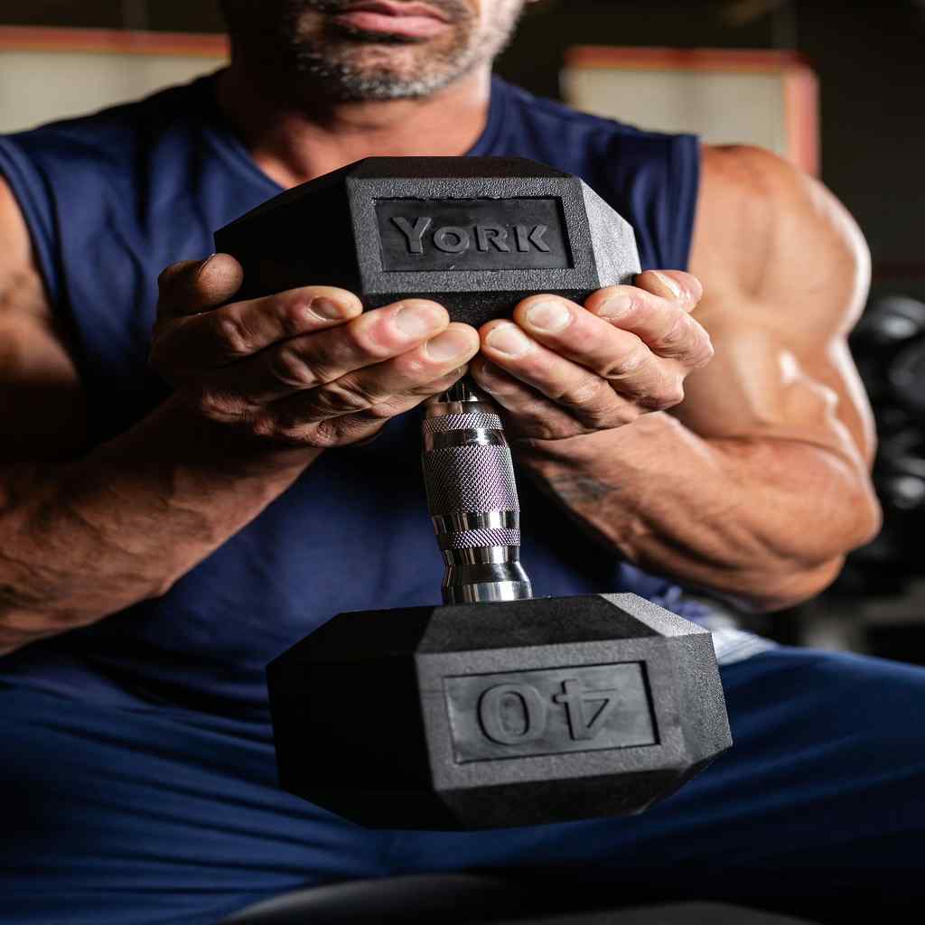 Rubber Hex Dumbbell Sets | York Barbell - Dumbbell Set - York Barbell