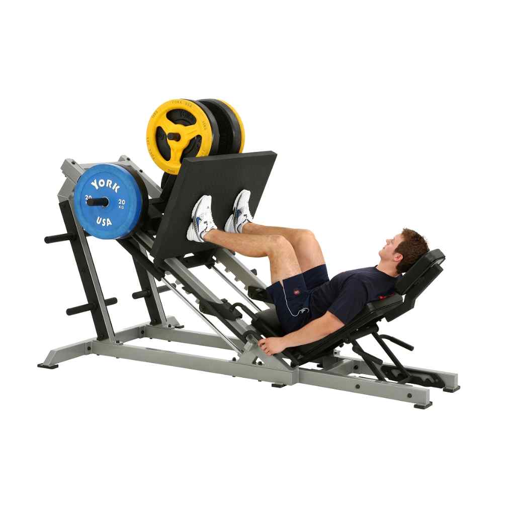 York Barbell STS 35 Degree Leg Press Machine - Plate Loaded Leg Press - York Barbell