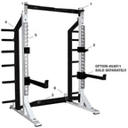 York Barbell - York Barbell STS Commercial Half Power Rack 53009 - Half Rack