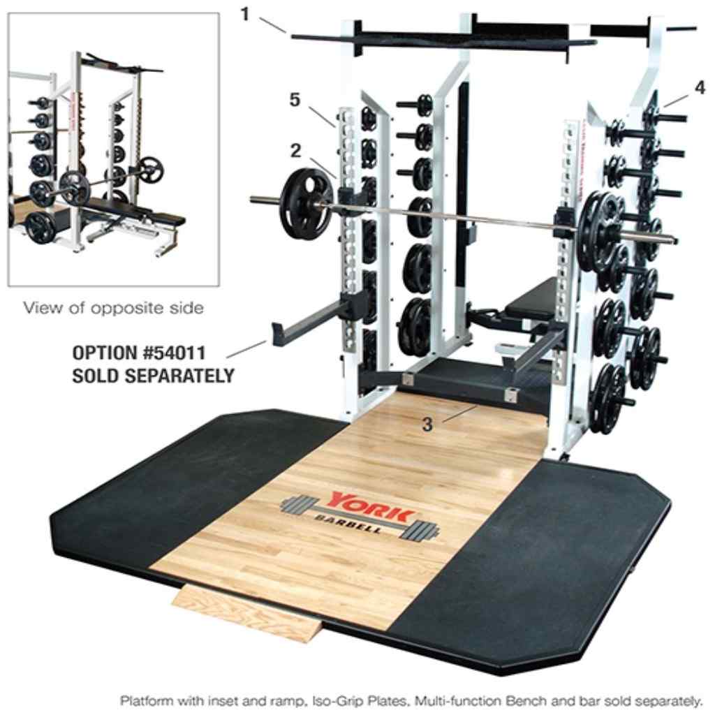 York Barbell - York Barbell STS Double Half Power Rack - Double Half Power Rack