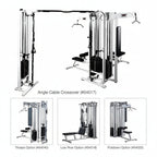 York Barbell STS Modular Tricep Station Machine - Selectorized - York Barbell