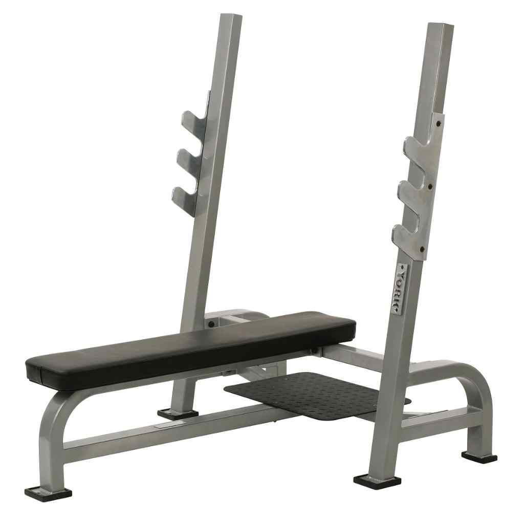 York Barbell STS Olympic Flat Bench Press - Bench - York Barbell