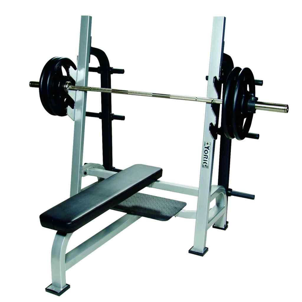 York Barbell STS Olympic Flat Bench Press - Bench - York Barbell