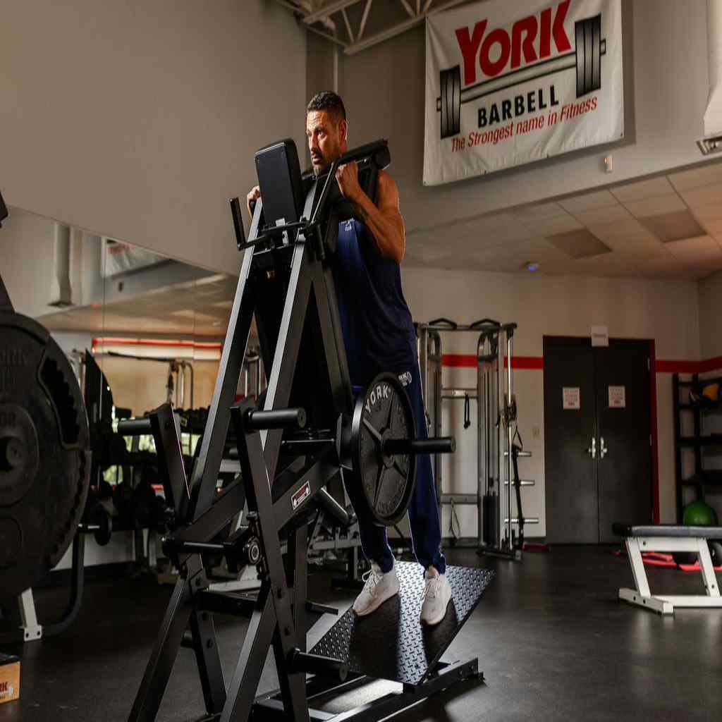 York Barbell STS Power Front Squat Machine - Front Squat - York Barbell