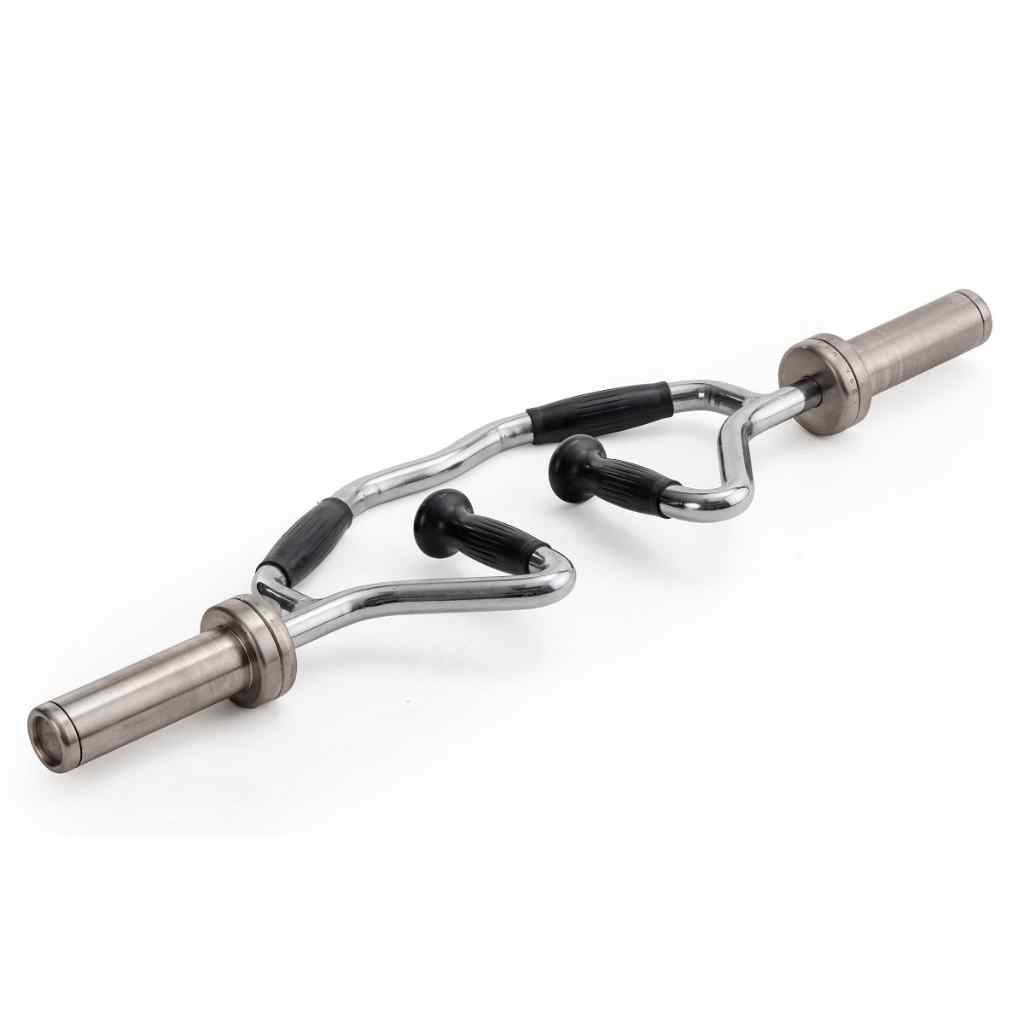 York Barbell - York Bi-Tri-Trap Bar w/ Rubber Grips - Weight Bars