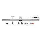 York Elite Olympic Stainless Steel Training Bar - Barbell - York Barbell