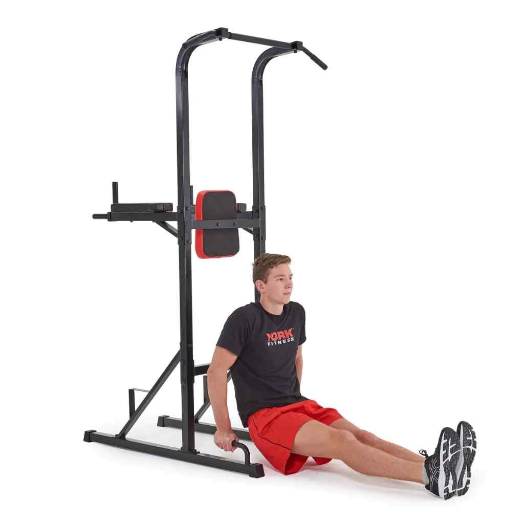York Home Gym Power Tower Bodyweight Station - VKR - York Barbell