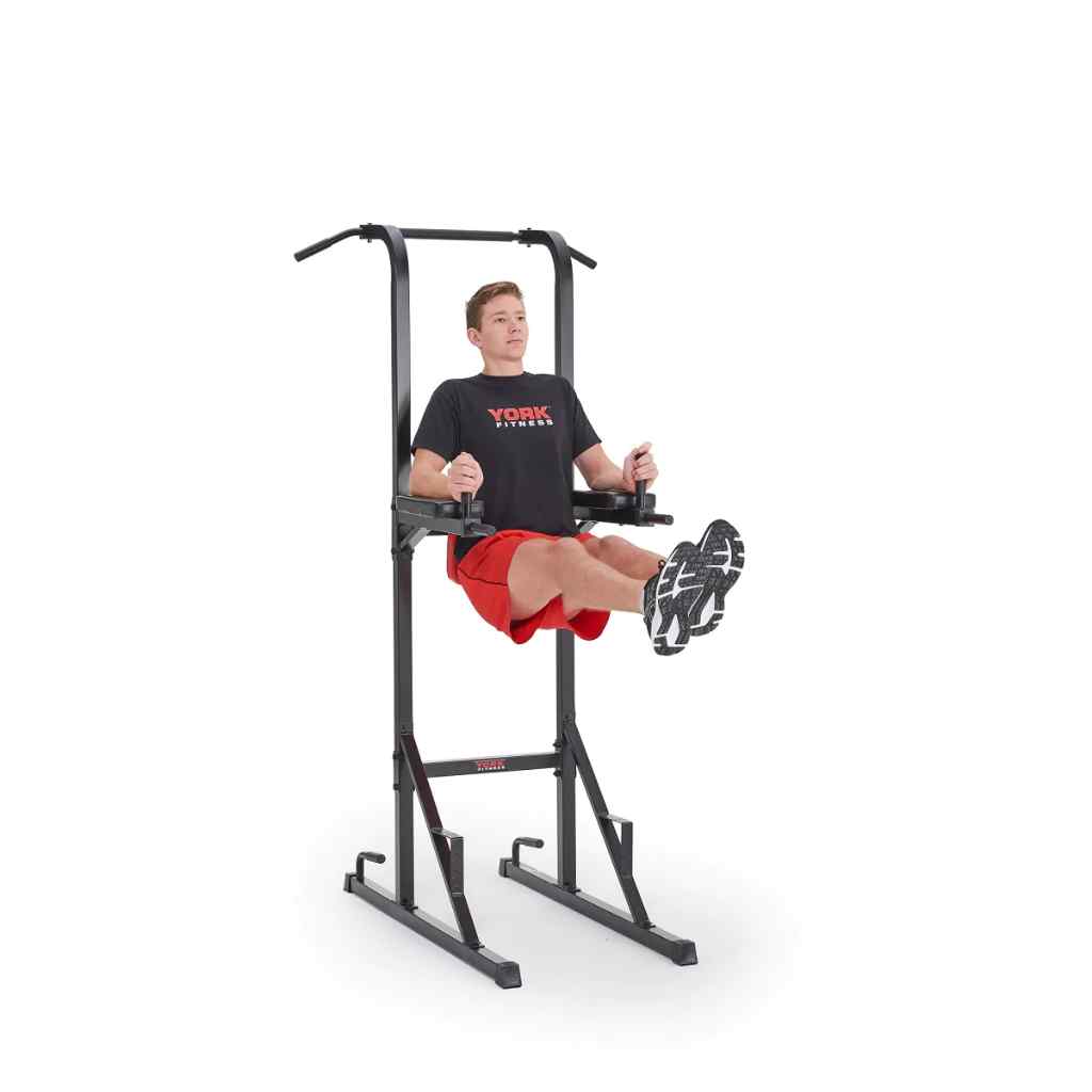 York Home Gym Power Tower Bodyweight Station - VKR - York Barbell