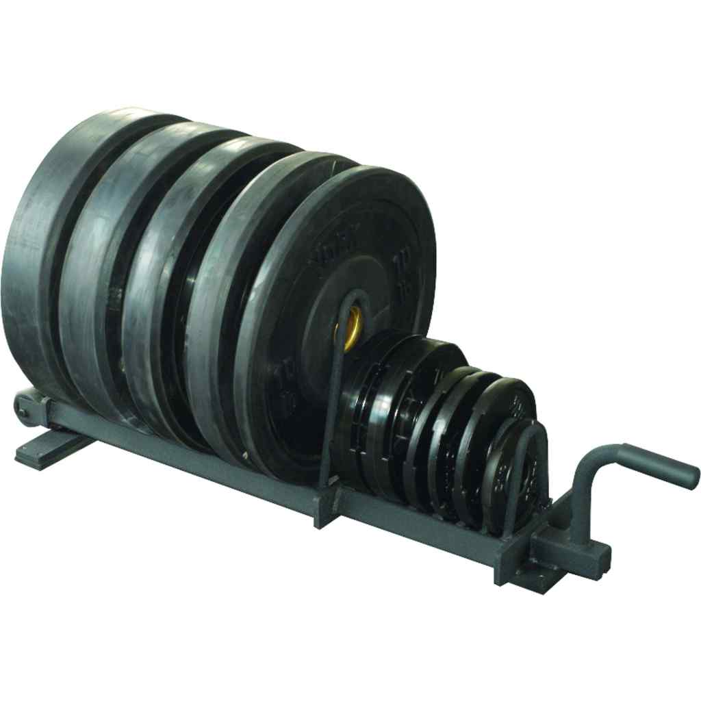 York Barbell - York Horizontal Olympic Weight Plate Rack - Weight Plate Storage