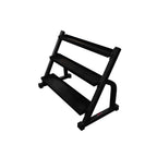 York Kettlebell Stand with Rubber Lined Trays - Kettlebell Storage - York Barbell