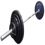 York Legacy Cast Iron Olympic Plate Set 300 lb - Weight Plate Set - York Barbell