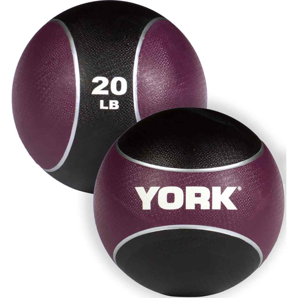 York Medicine Balls Rubber Training Balls - Medicine Balls - York Barbell