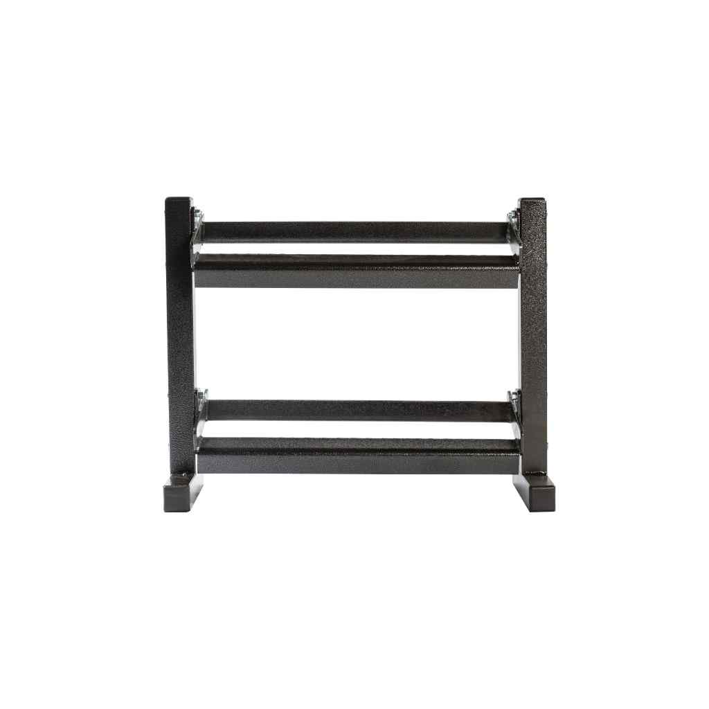 York Barbell - York Mini 2-Tier Dumbbell Stand for Hex Weights - Dumbbell Storage