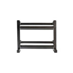 York Barbell - York Mini 2-Tier Dumbbell Stand for Hex Weights - Dumbbell Storage