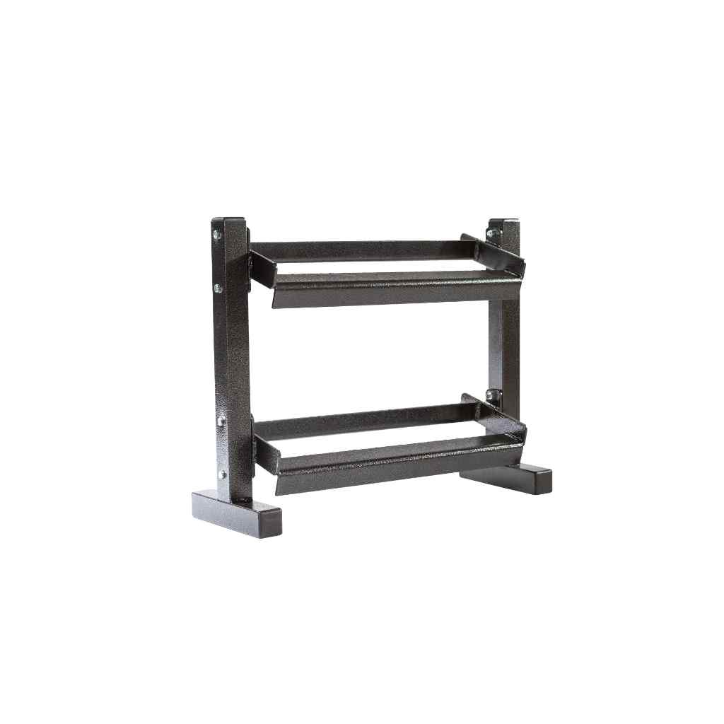 York Barbell - York Mini 2-Tier Dumbbell Stand for Hex Weights - Dumbbell Storage
