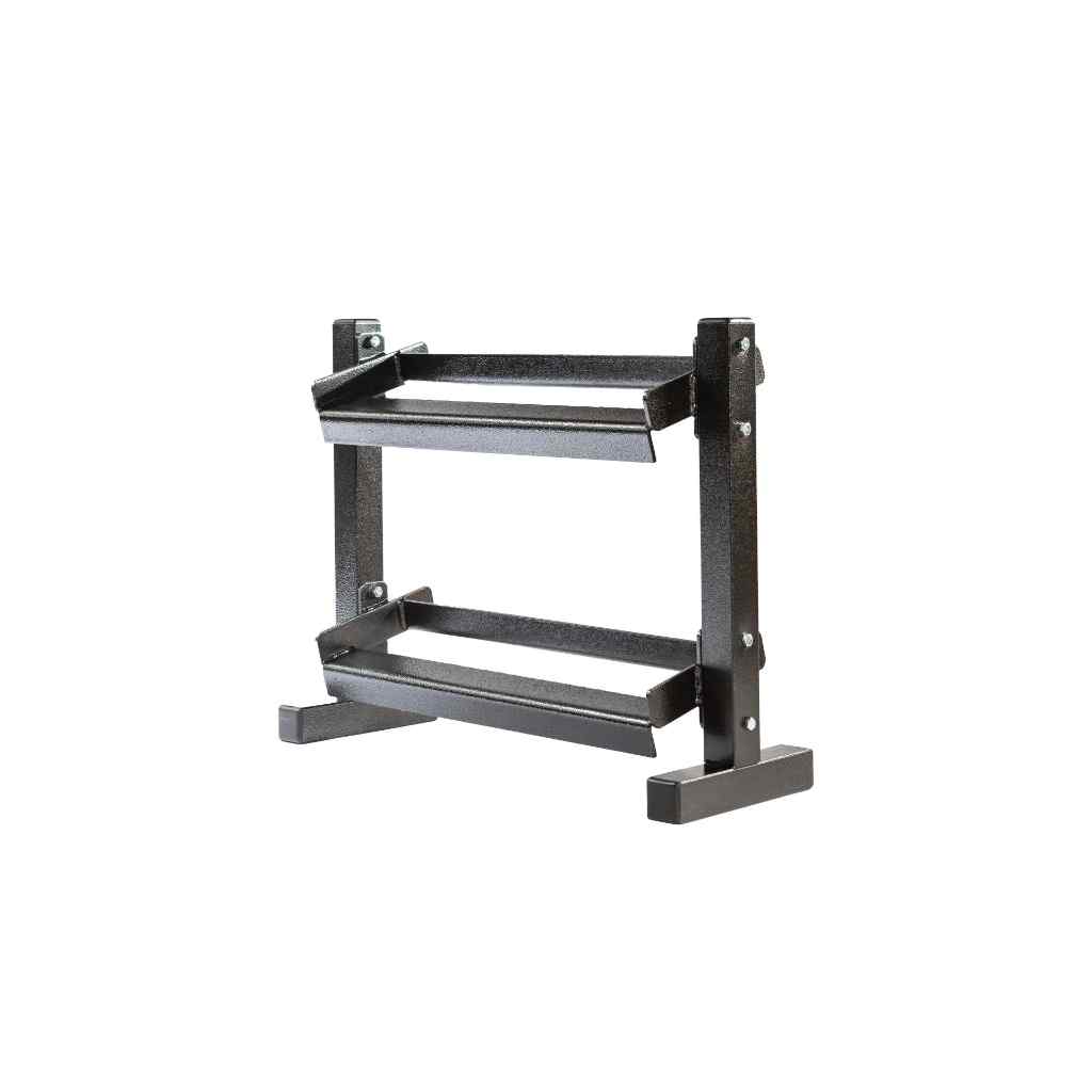 York Barbell - York Mini 2-Tier Dumbbell Stand for Hex Weights - Dumbbell Storage