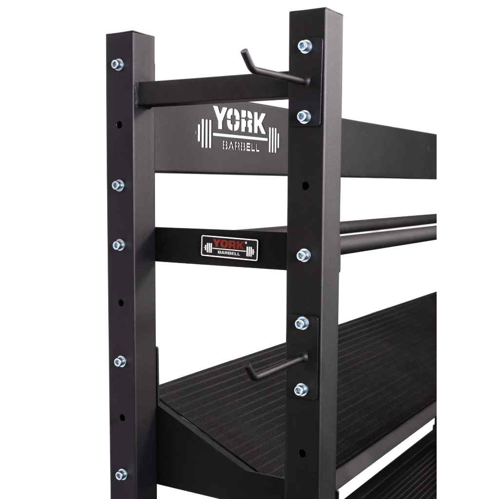 York Barbell - York Multi-Purpose Gym Storage Rack System - Multipurpose Storage