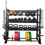York Barbell - York Multi-Purpose Gym Storage Rack System - Multipurpose Storage