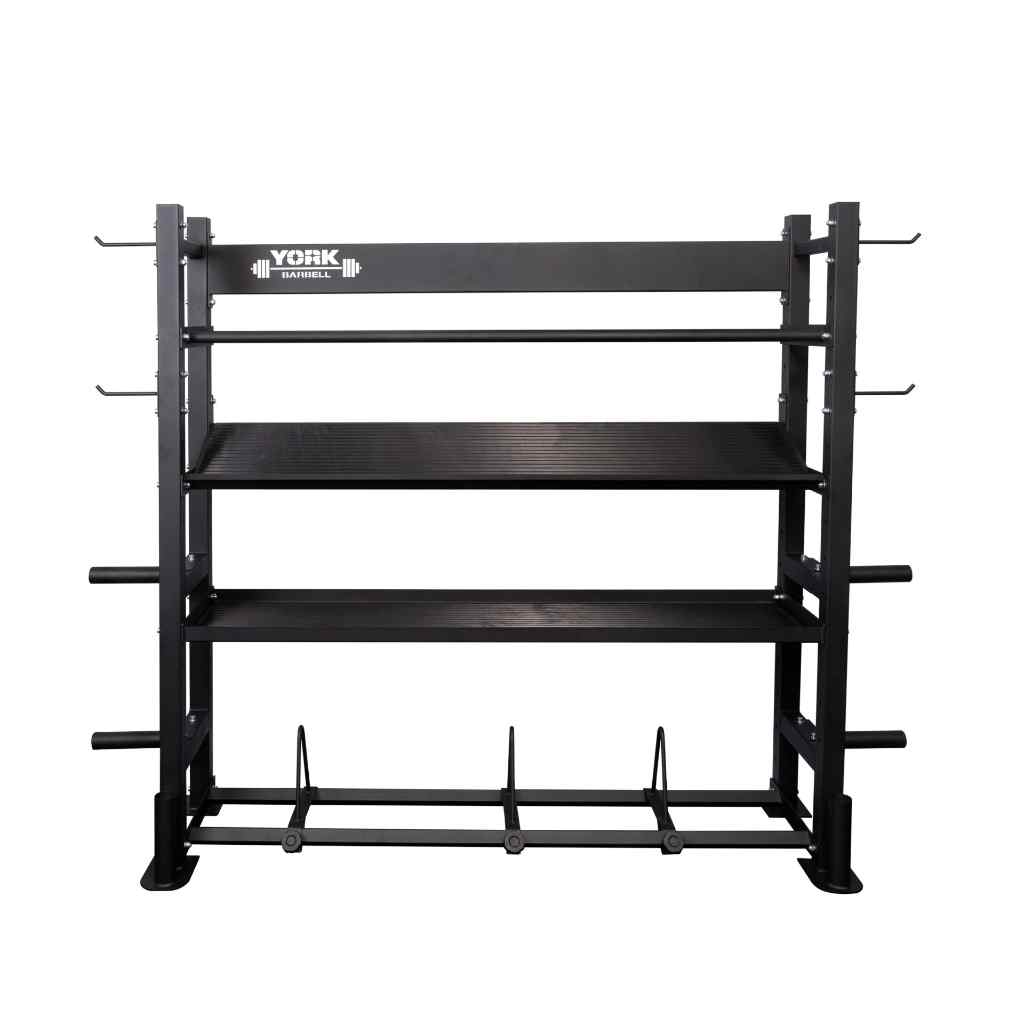York Barbell - York Multi-Purpose Gym Storage Rack System - Multipurpose Storage