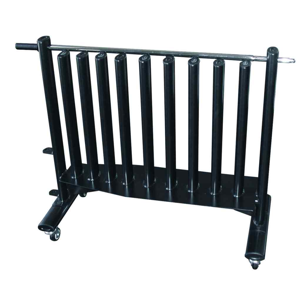York Barbell - York Neo-Hex Fitbell Rack w/ Security Bar - Dumbbell Storage