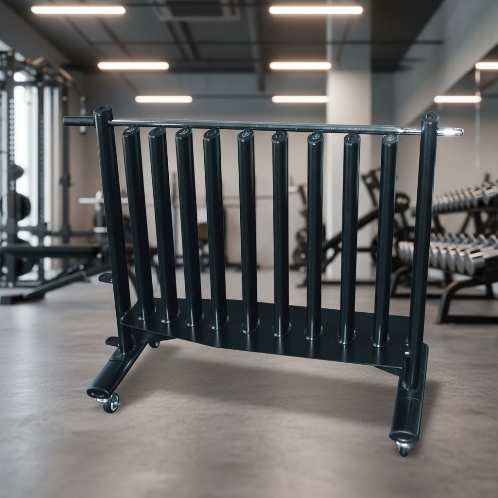York Barbell - York Neo-Hex Fitbell Rack w/ Security Bar - Dumbbell Storage