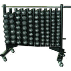 York Neoprene Hexagon Fitbell Club Pack w/ Rack - Dumbbell Set - York Barbell