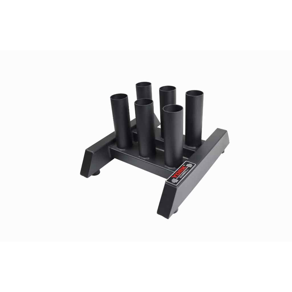 York Barbell - York Olympic Bar Holder for Vertical Storage - Barbell Storage