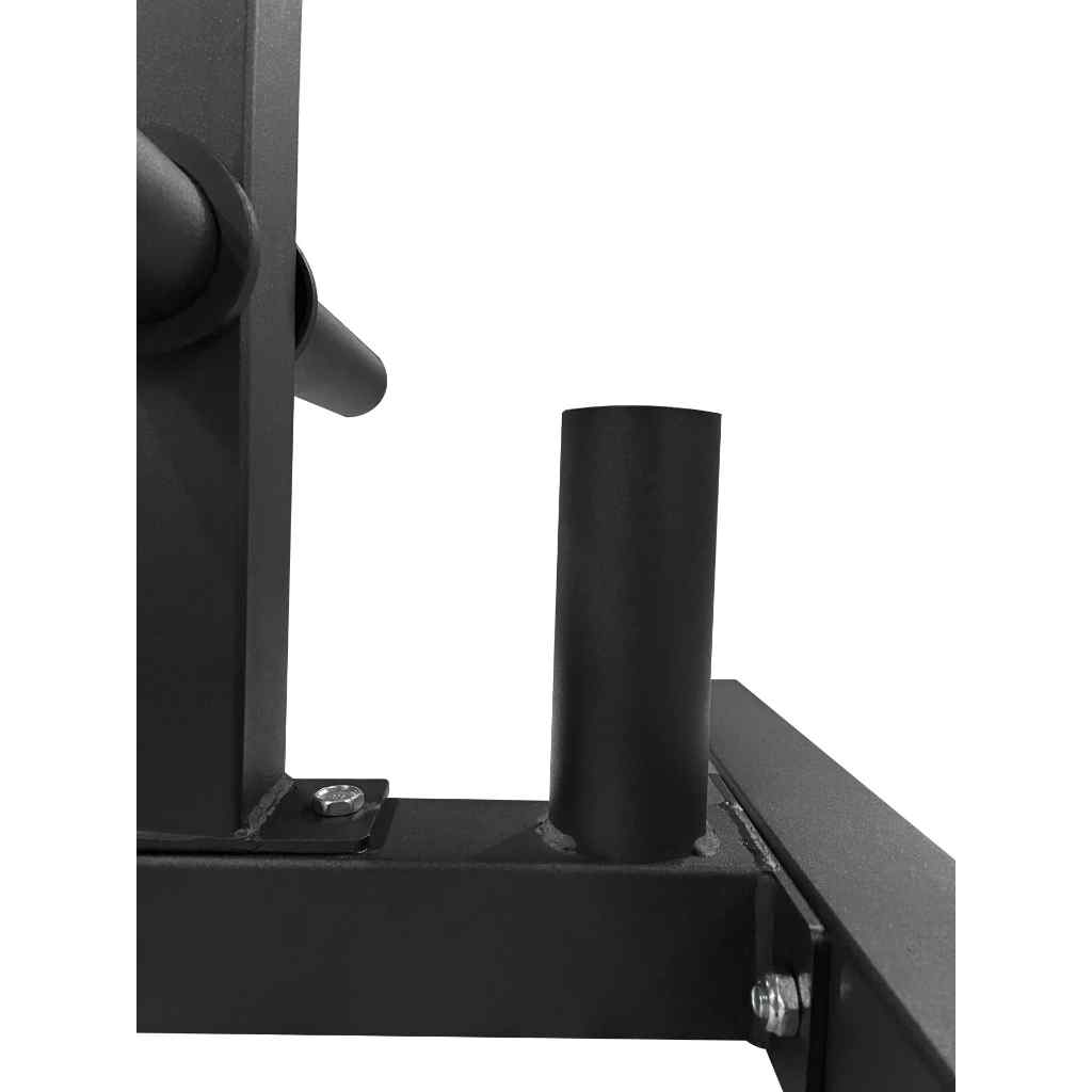 York Olympic Bumper Plate Tree with Barbell Storage - Weight Plate Storage - York Barbell