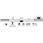 York Olympic Competition Weight Bar 20kg - Barbell - York Barbell