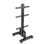 York Olympic Weight Plate Tree with Bar Storage - Weight Plate Storage - York Barbell