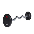 York Rubber Fixed Curl Barbell Set 20–110 lb - Fixed Barbell Set - York Barbell