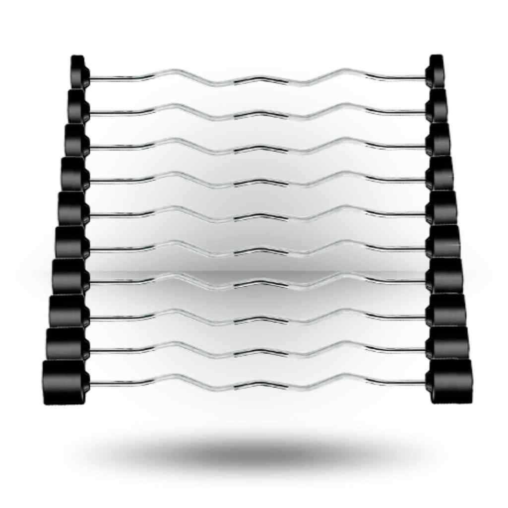 York Barbell - York Rubber Fixed Curl Barbell Set 20–110 lb - Fixed Barbell Set