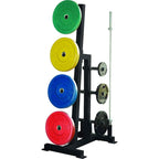 York Barbell - York Single-Sided Weight Plate Tree Storage Rack - Weight Plate Storage