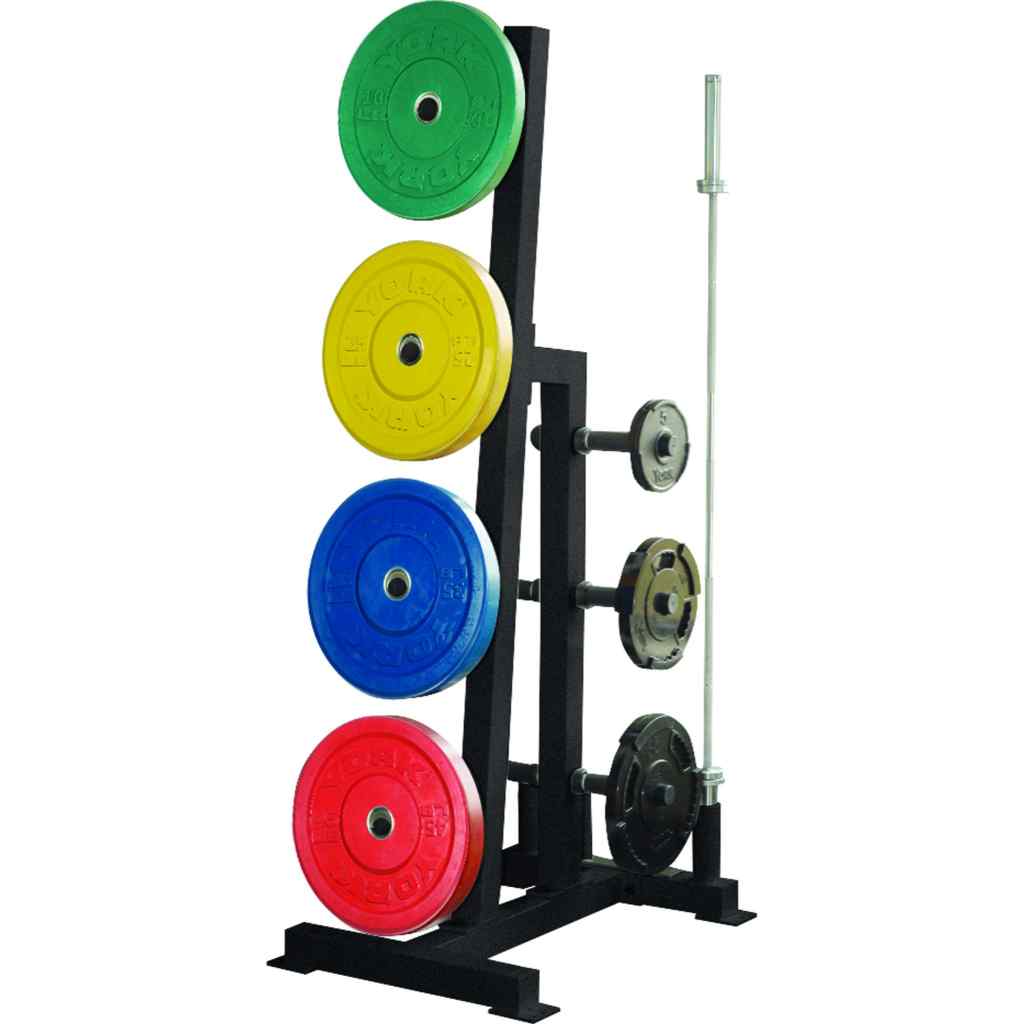 York Barbell - York Single-Sided Weight Plate Tree Storage Rack - Weight Plate Storage