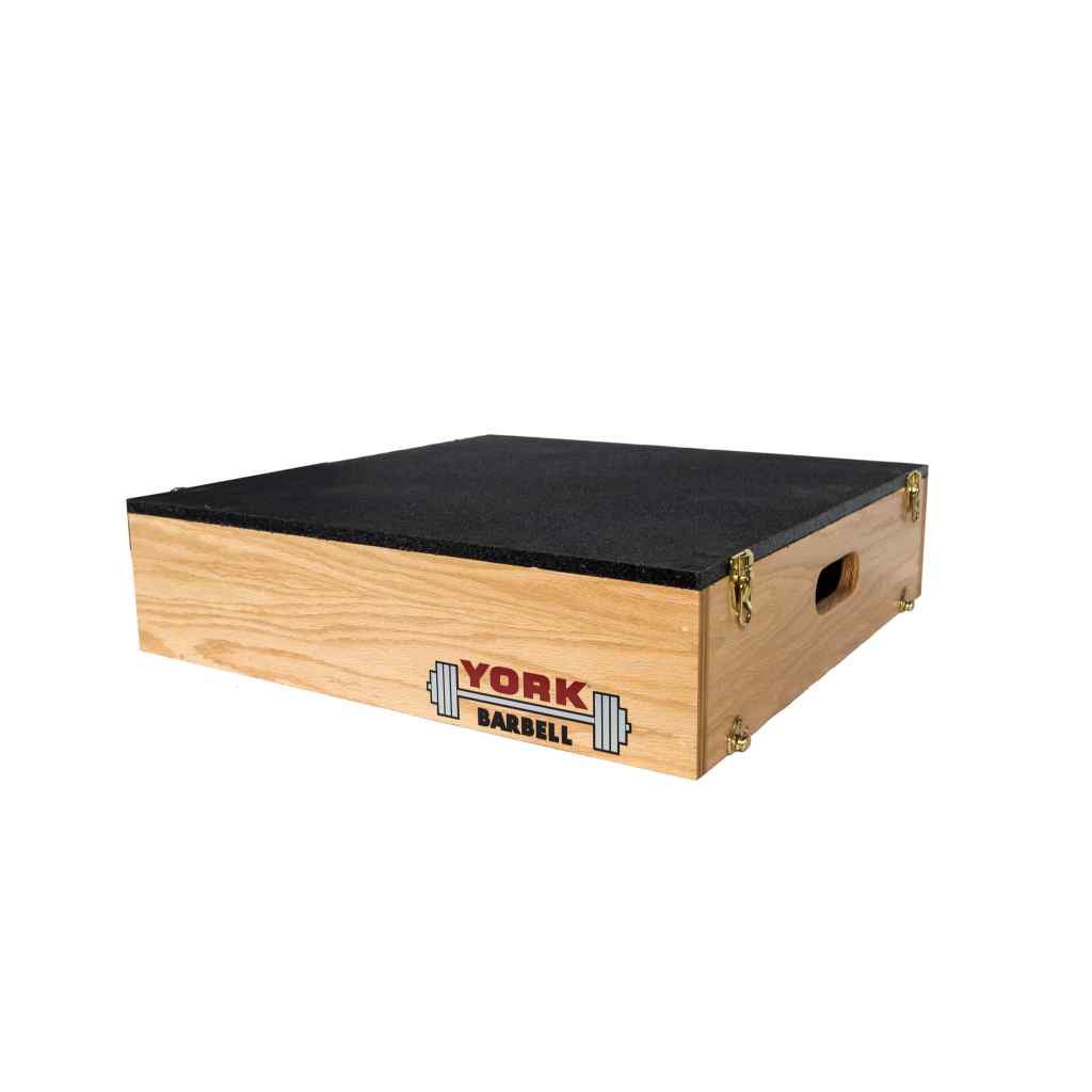 York Barbell - York Stackable Wooden Plyo Step-Up Box - Plyo Box