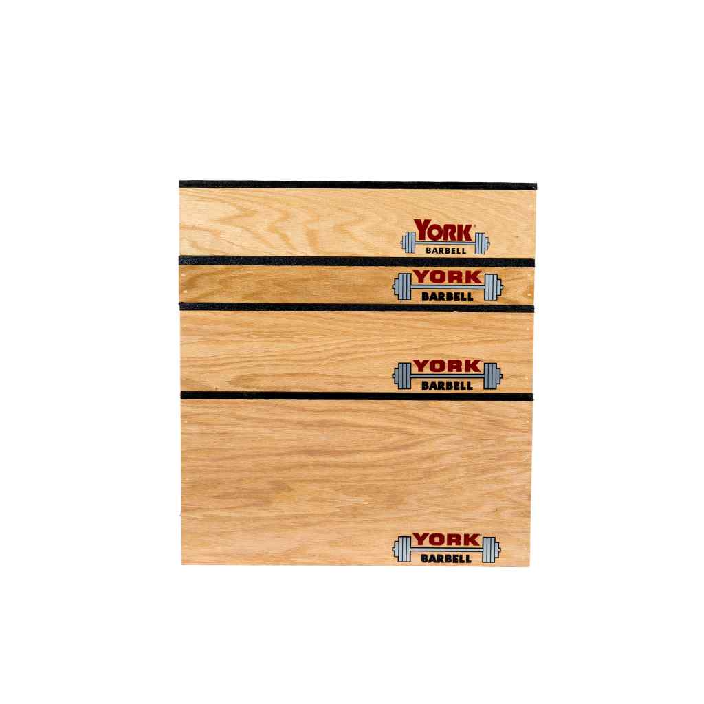 York Barbell - York Stackable Wooden Plyo Step-Up Box - Plyo Box