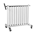 York Vinyl Fitbell Rack w/ Security Bar - Dumbbell Storage - York Barbell